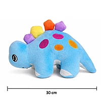 Super Soft Blue Dinosaur Soft Toy - 30 cm