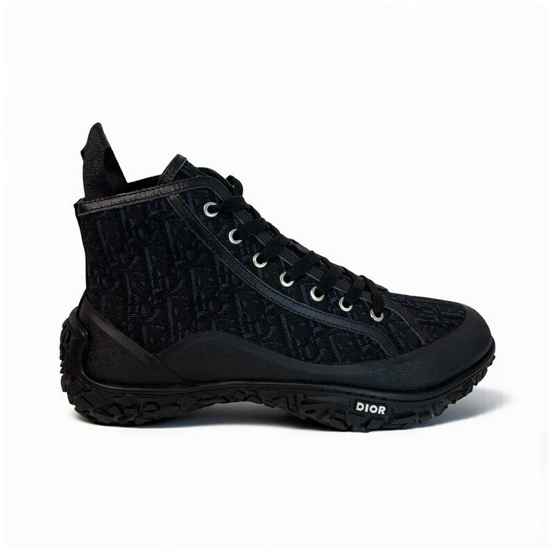 Dior B23 High-Top Black Oblique Sneaker