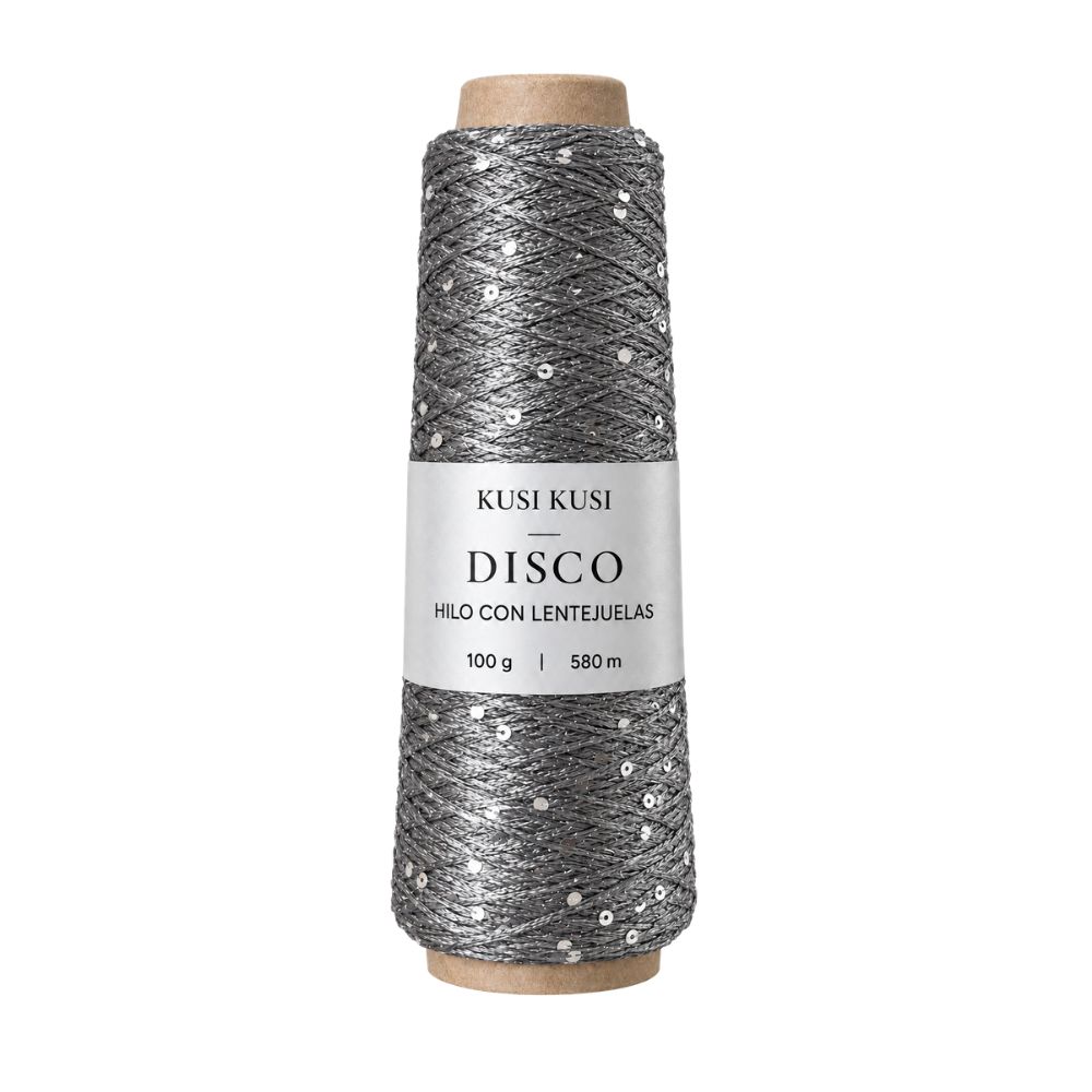 Hilo con lentejuela disco Col 8008 Rollo 100g - HLDIC-8008