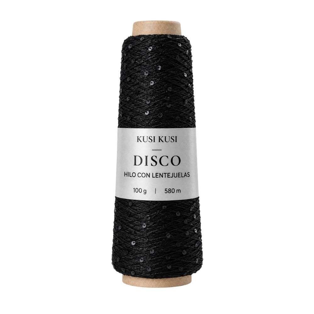 Hilo con lentejuela disco Col 8022 Rollo 100g - HLDIC-8022