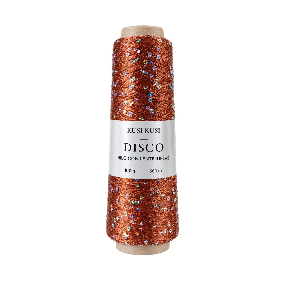 Hilo con lentejuela disco Col 5001 Rollo 100g - HLDIC-5001