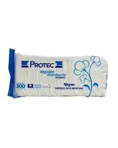 PROTEC ALGODON ABSORBENTE PLISADO DE GASA 300 G