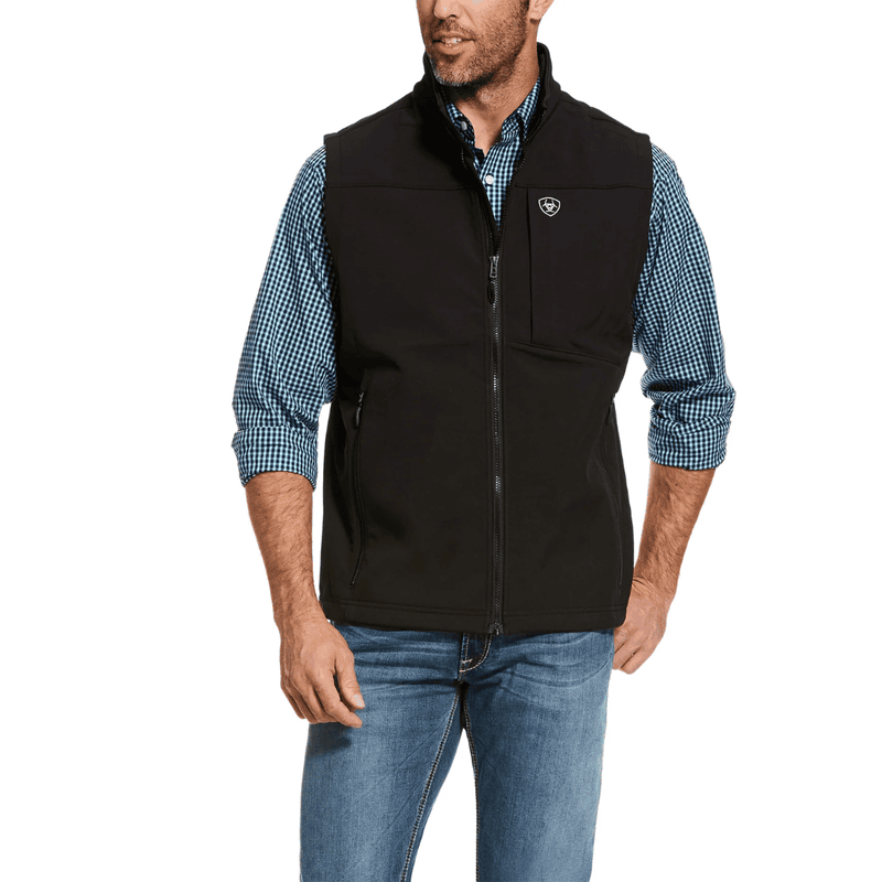 Men Softshell Vest Black