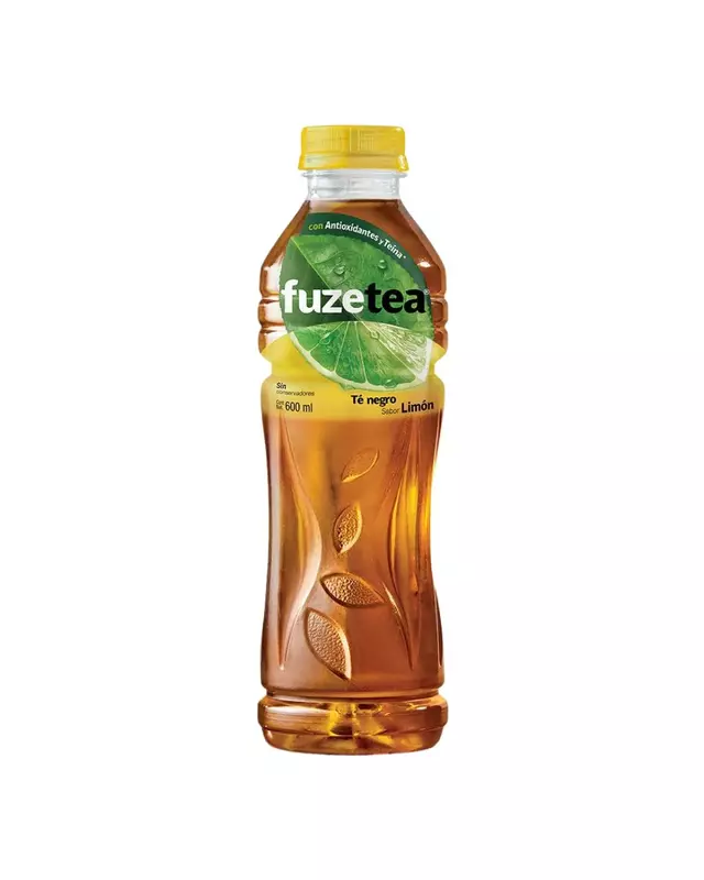 FUZE TEA NEGRO LIMON PET 600 ML