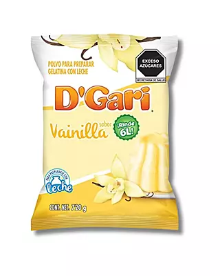 DGARI GELATINA DE LECHE SABOR VAINILLA 720 GR