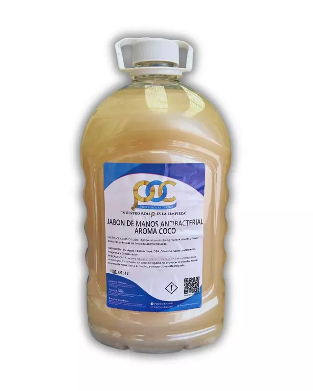 POC JABON LIQUIDO PARA MANOS AROMA COCO 4 L
