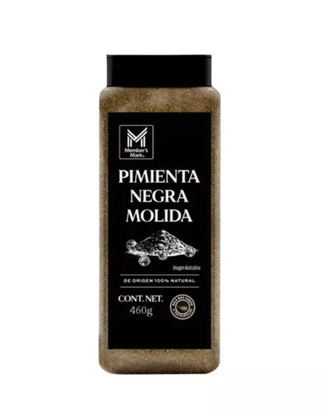 MEMBERS MARK PIMIENTA NEGRA MOLIDA 460 GRAMOS