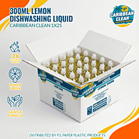 Dishwashing Liquid Lemon Caribbean Clean 300ml 1/25