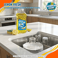 Dishwashing Liquid Lemon Caribbean Clean 300ml 1/25