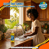 Dishwashing Liquid Lemon Caribbean Clean 300ml 1/25