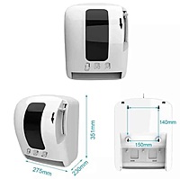 Dispensador Papel Toalla en Rollo de Palanca Plástico