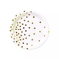 Disposable Paper Plates Set of 24 | Happy Birthday Theme Party Plates for Kids & Celebrations