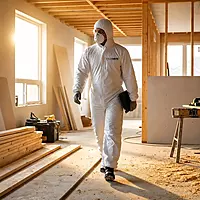 Paul Davis White Microporous Coveralls