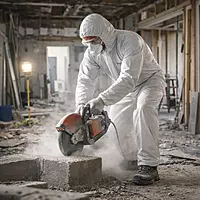 Paul Davis White Microporous Coveralls