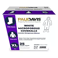 Paul Davis White Microporous Coveralls