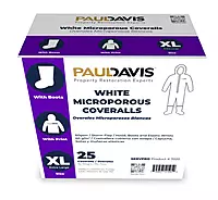 Paul Davis White Microporous Coveralls