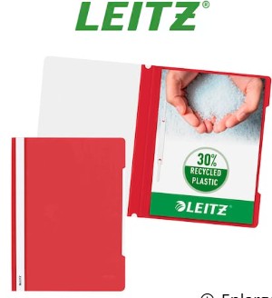 FILE PLS CLIP LEITZ GERMANY 4191-25 RED