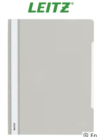 FILE PLS CLIP LEITZ GERMANY 4191-85 GREY