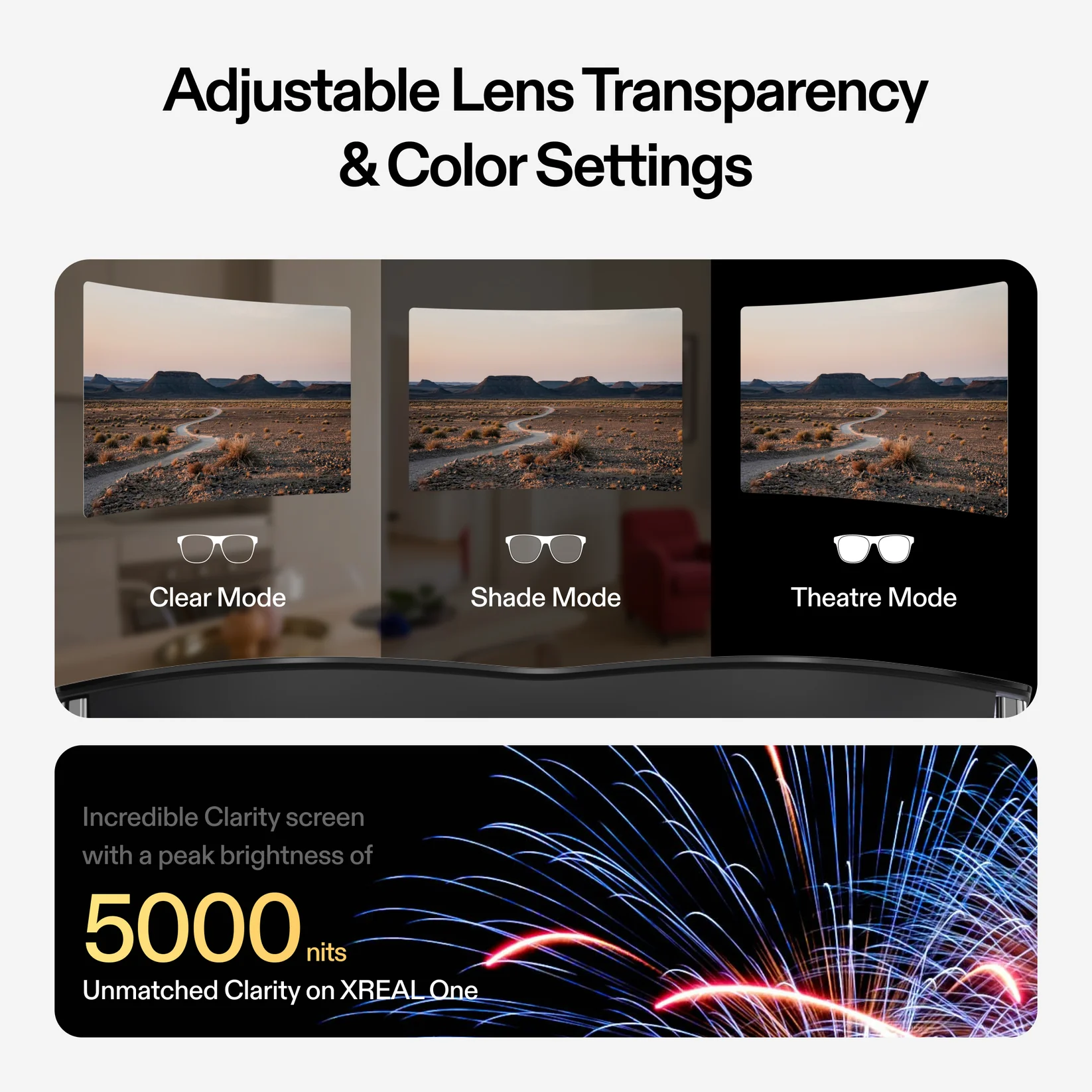 XREAL One -AR Smart Glasses 120 Hz Full-HD Micro-OLED, Sound by Bose