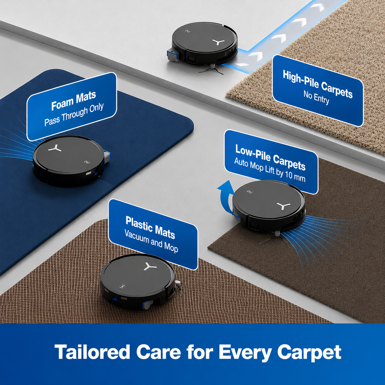 ECOVACS DEEBOT X8 OMNI - Wet Dry Vacuum Cleaner, OMNI Station, 18,000Pa