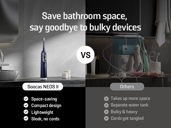 Soocas NEOS II 2-in-1 Electric Toothbrush with Water Flosser