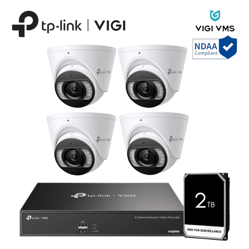 VIGI Full Colour 4CH/2TB/8MP Kit