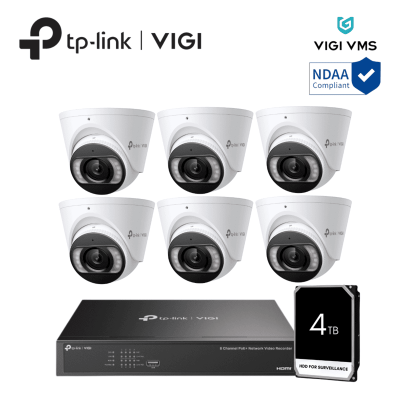 VIGI Full Colour 8CH/4TB/8MP Kit