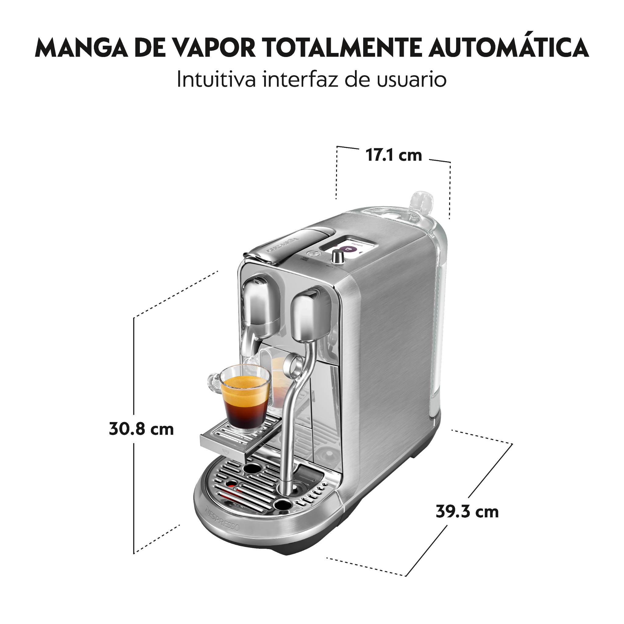 Cafetera Nespresso Creatista Plus