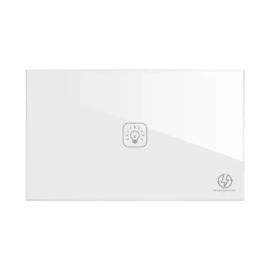 TUYA Wifi 1Gang US White Tuya with aluminum frame