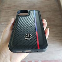 Mercedes 3 lines Leather Case