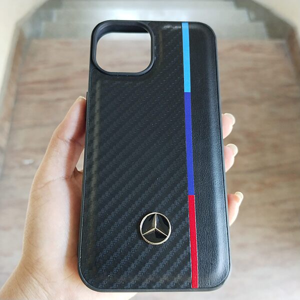 Mercedes 3 lines Leather Case