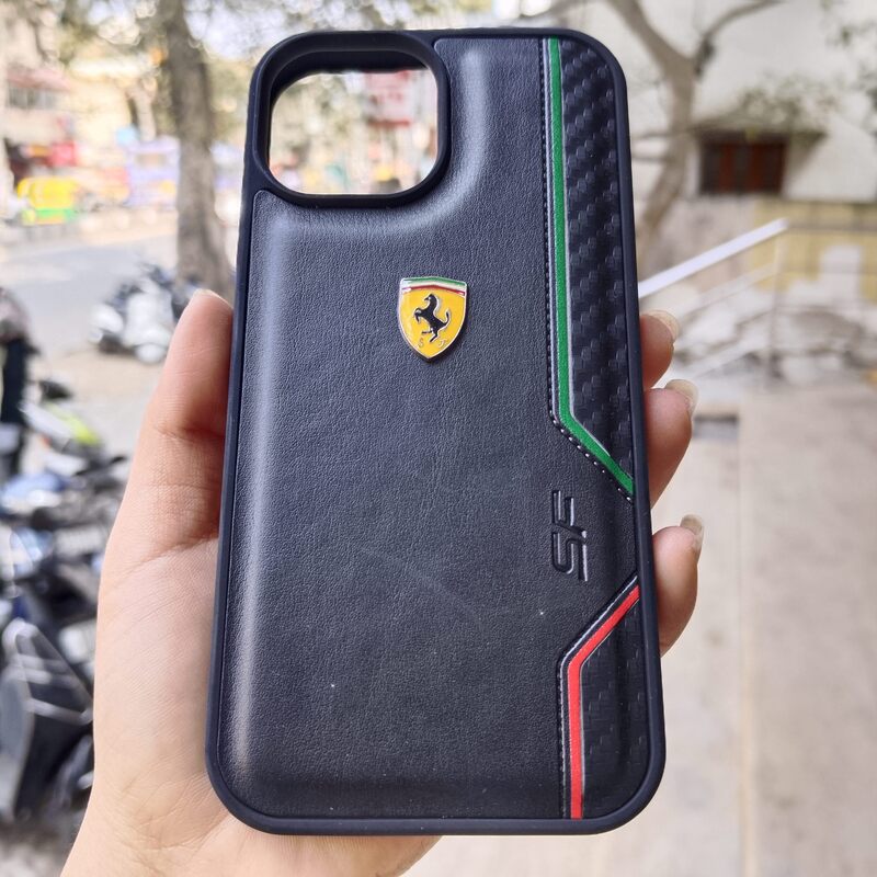 Ferrari Dual Colour Line Leather Case