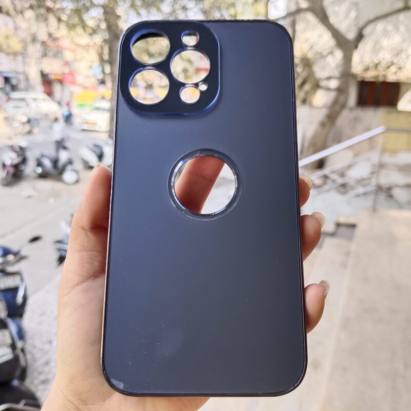 14 Pro Max Hard Camera Guard Logo Cut Case