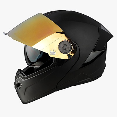 STEELBIRD SBA-8 ISS GLOSSY BLACK WITH BLACK SPOILER C/V 620 MM WITH EXTRA SMOKE VISOR STEELBIRD SBA-8 ISS GLOSSY BLACK WITH BLACK SPOILER C/V 620 MM WITH EXTRA SMOKE VISOR