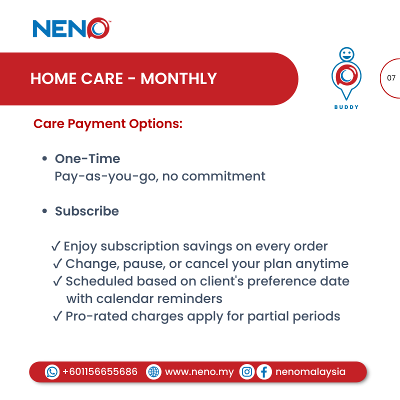 Home Care Monthly (1 Month) Service