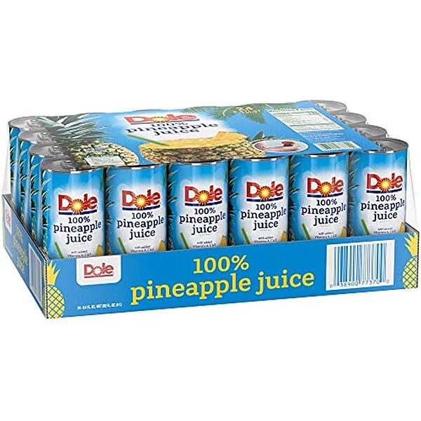 Dole, Pineapple Juice, 8 oz, 24 pack