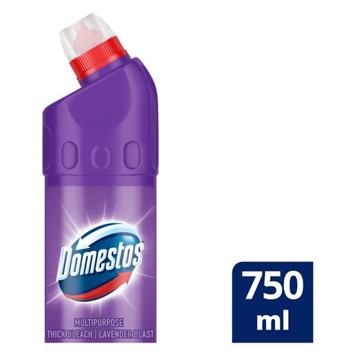 Domestos Lavender Multipurpose Stain Removal Thick Bleach Cleaner 750ml