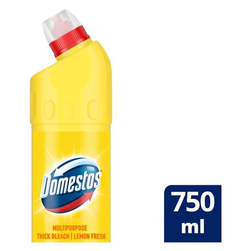 Domestos Lemon Multipurpose Stain Removal Thick Bleach Cleaner 750ml