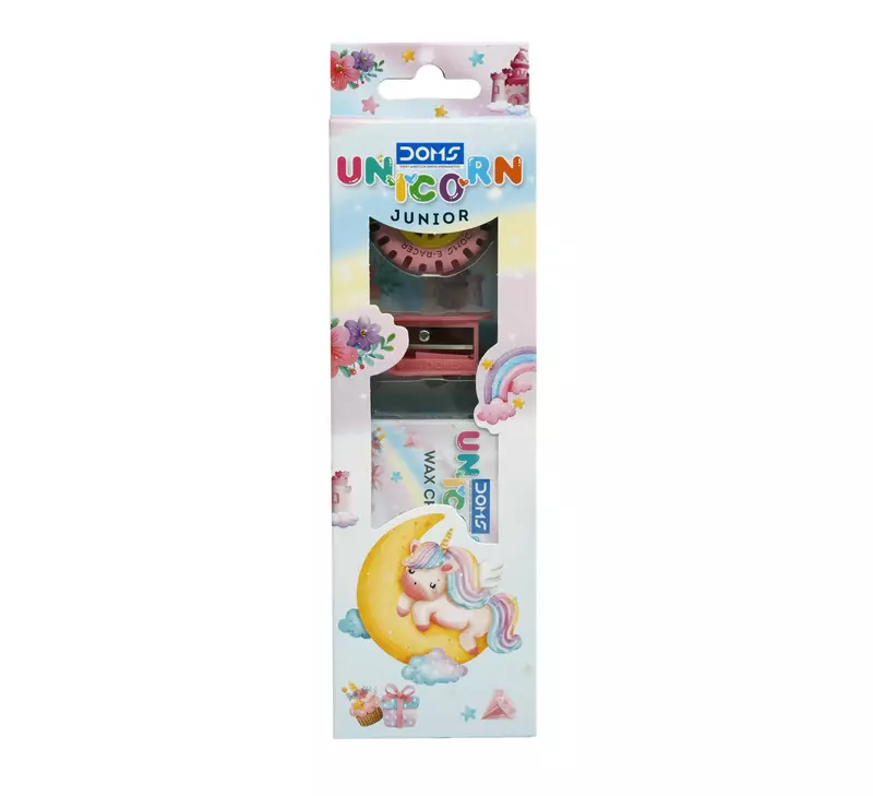 Doms Unicorn Junior Stationery Kit