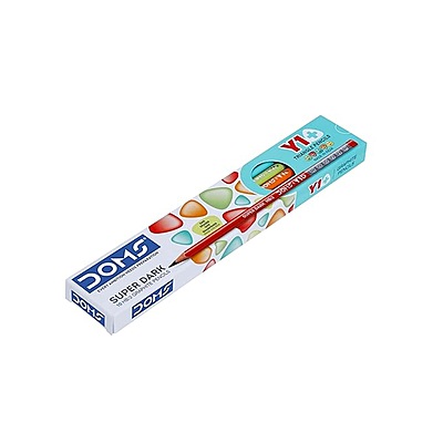 Doms Y1 + Super Dark HB/2 Graphite Pencil Box Pack