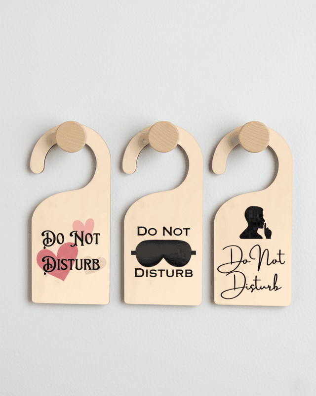 Do Not Disturb Door Hanger