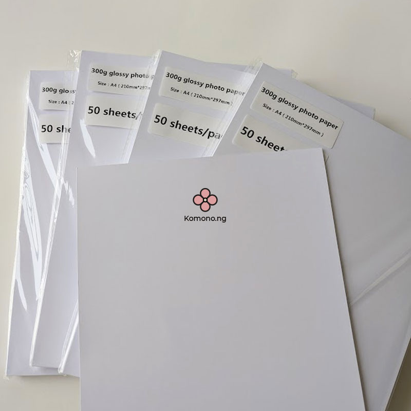 Premium Glossy Photo Paper Double Sided A4 300gsm Premium Glossy Photo Paper Double Sided A4 300gsm