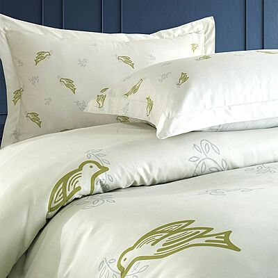 Luxury Dove Bedding Set - King