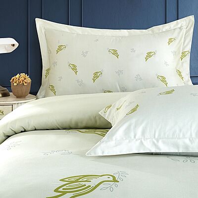 Luxury Dove Bedding Set - Queen