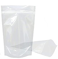BOLSAS DOY PACK 16X25CM C/ZIPPER (PAQ.25 UN.) TRANSPARENTE CAPACIDAD 1000 CC
