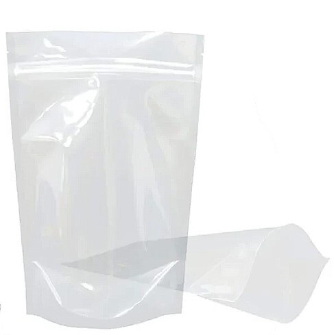 BOLSAS DOY PACK 16X25CM C/ZIPPER (PAQ.25 UN.) TRANSPARENTE CAPACIDAD 1000 CC