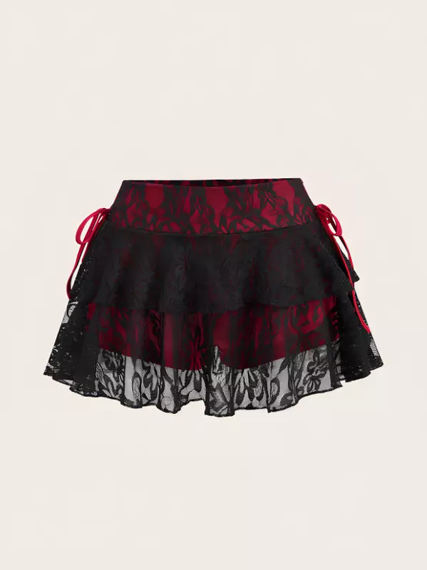 Drawstring Cake Skirt