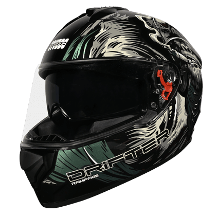 STUDDS DRIFTER D3 CHAMELEON N1 BLUE D/V (XL) WITH SPOILER