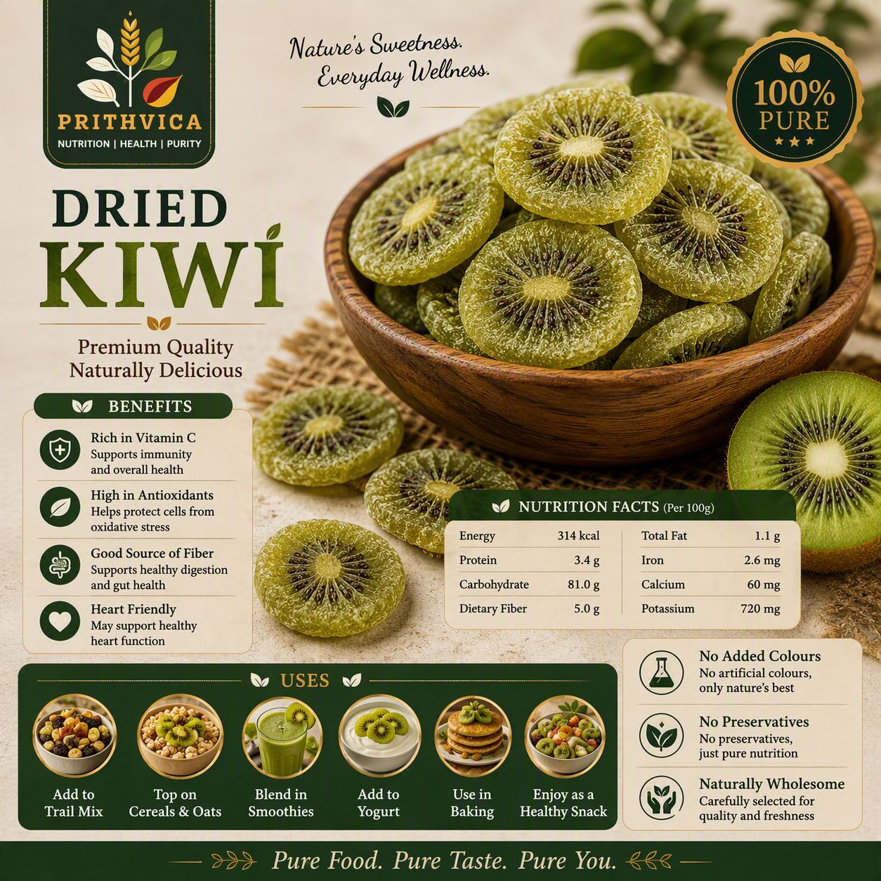 Dried Kiwi
