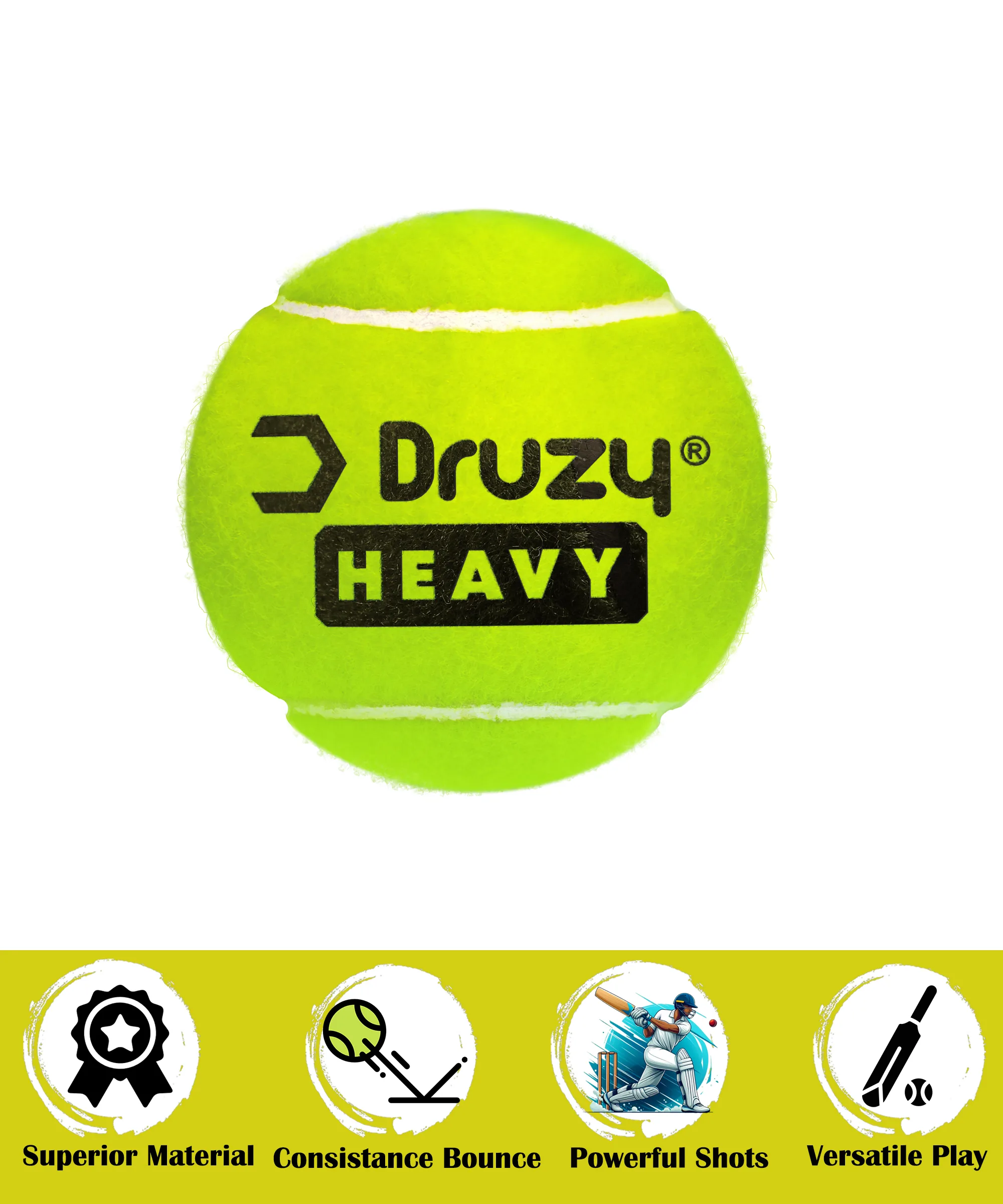 Druzy – MaxStrike: Heavy Tennis Cricket Ball
